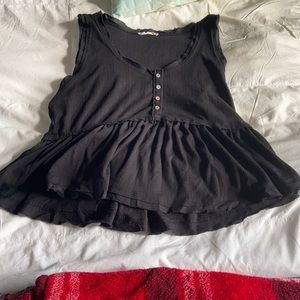 Black Sleeveless Top